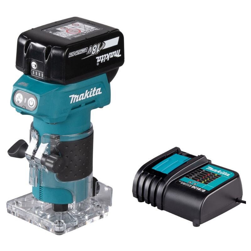 Affleureuse 18V Ø6mm (1x3.0Ah) Makita DRT52SF