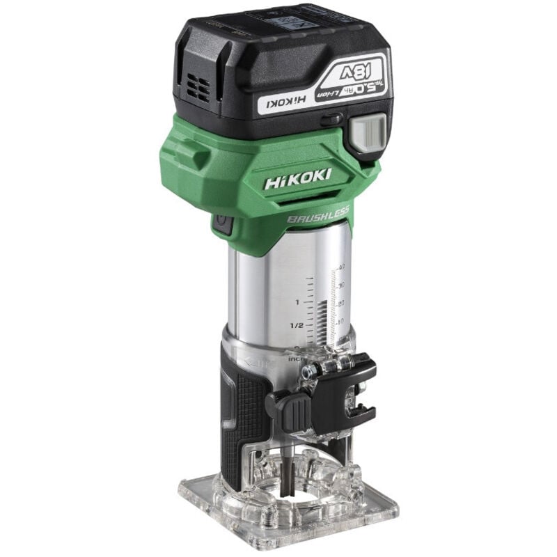 Hikoki - Affleureuse sans fil 5Ah M1808DAWPZ