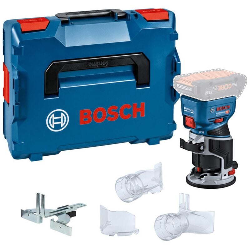 Affleureuse 18V gkf 18V-8 Professional (sans batterie ni chargeur) + coffret l-boxx Bosch 06016C2001