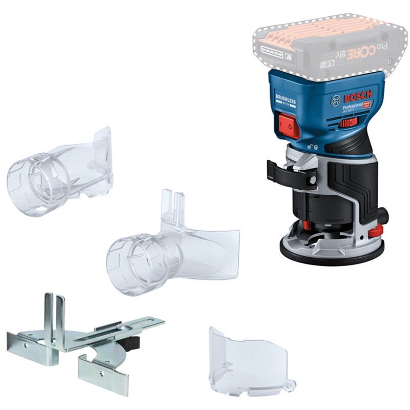 Bosch Professional - Fraiseuse de bords sans fil gkf 18V-8 Solo Bosch - 06016C2000