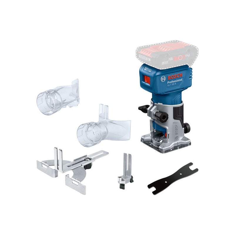 Bosch - Fraiseuse de bords / Fraiseuse à stratifier glf 18V-8 sans batterie ni chargeur dans le carton