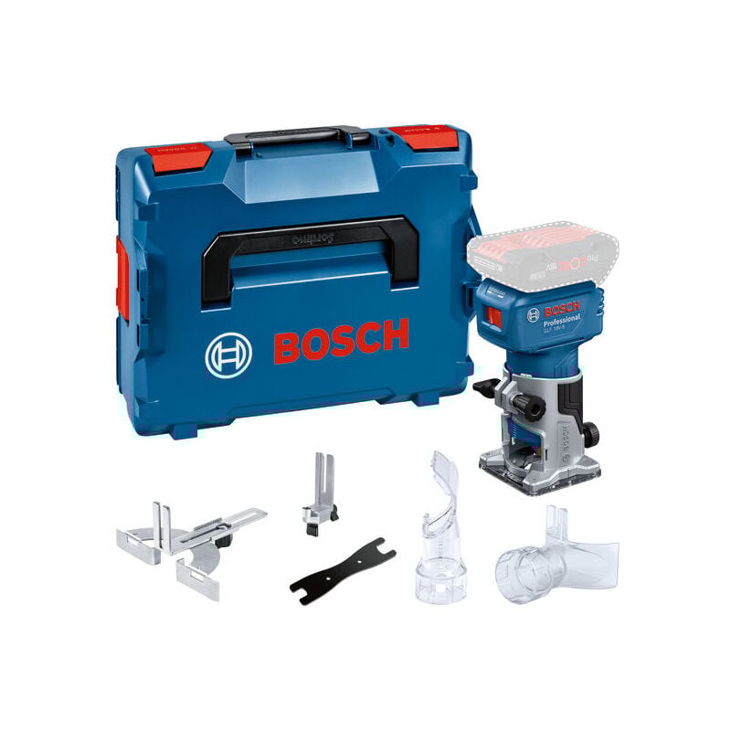 Bosch - Affleureuse sans-fil glf 18V-8 - 0 601 B51 100 Professional - Machine nue en l-boxx avec accessoires