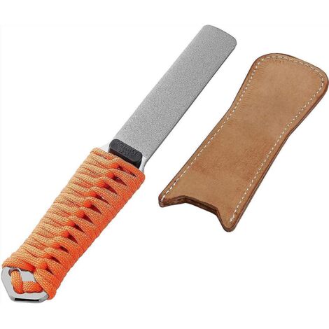 affteur Diamant Double Grain Avec Cuir Dafftage Pais/extrafin, 325/1200 Grain Pierre Aiguiser Couteaux Et Haches, Aiguiseur De Couteaux