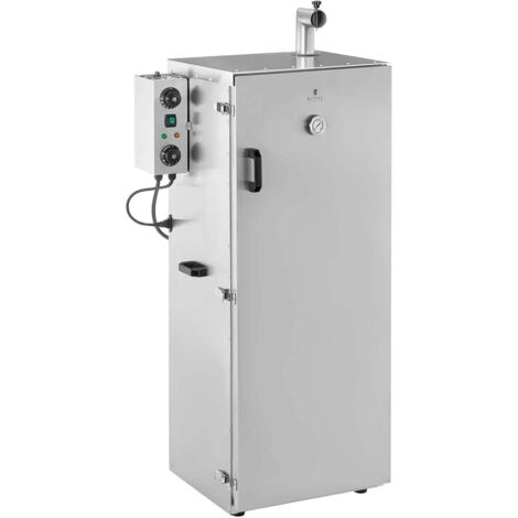 Affumicatoio professionale per carne pesce caldo e freddo mobile in acciaio inox volume 147 litri timer 0 - 120 min potenza 1000 watt materiale acciaio inox 0 - 100 °C 140003972