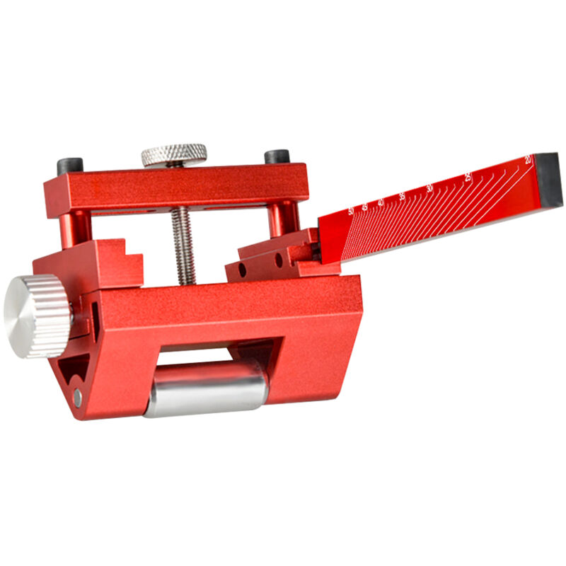 Affûteur d'angle réglable pour outils de travail du bois, gabarit d'affûtage, réglage de serrage, bords inclinés, support de fixation pour ciseau à bo