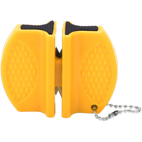 Affûteur de Couteau de Poche Mini Portable Multifonction, Double Face pour Randonnée et Camping