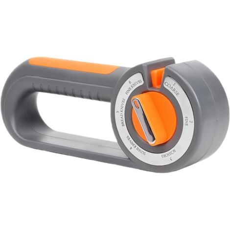 Affûteur de couteaux - Affûteur ergonomique réglable pour ustensiles de cuisine et outils de jardin, design multifonctionnel et robuste