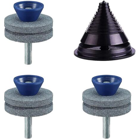 Affûteur de lames de tondeuse à gazon, affûteur de lames de tondeuse double couche pour toute perceuse électrique/perceuse manuelle, comprend
