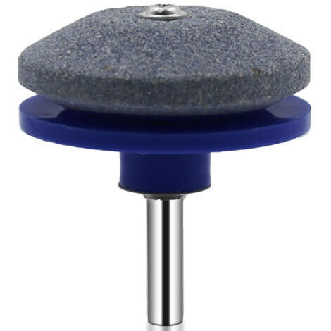 Affûteur de lames de tondeuse à gazon - pour perceuses électriques portatives et outils de jardinage - Lot de 4, bleu