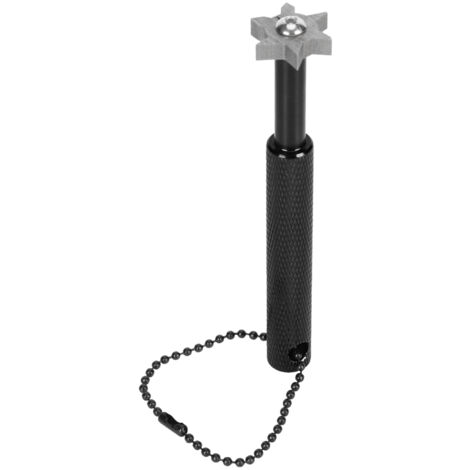 Affûteur de rainures de club de golf avec cordon et trou de suspension - Accessoire noir