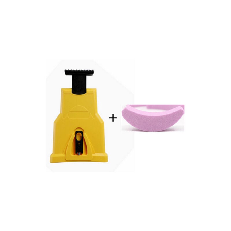 Affûteur de tronçonneuse, ensemble d'affûteur de tronçonneuse avec 1 pierres à aiguiser, outils de travail du bois rapides pour bûcherons, tondeuses