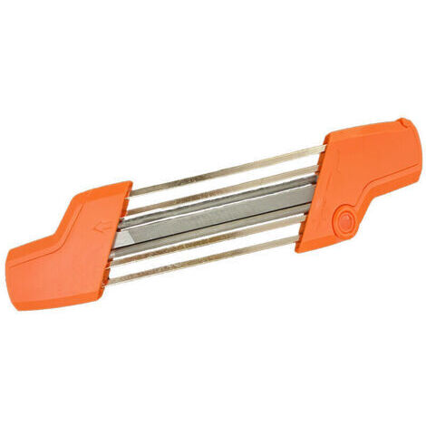 Affûteur de tronçonneuse pour chaînes de scie 3/8" Ø 5,2mm，Orange