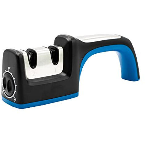 AFFUTEUR LAMES ET COUTEAUX NORTON 2 EN 1 AIGUISEUR COUTEAUX DE CUISNE/PROFESSIONELS/BASE ANTIDÉRAPANTE POIGNÉE FACILE À SAISIR