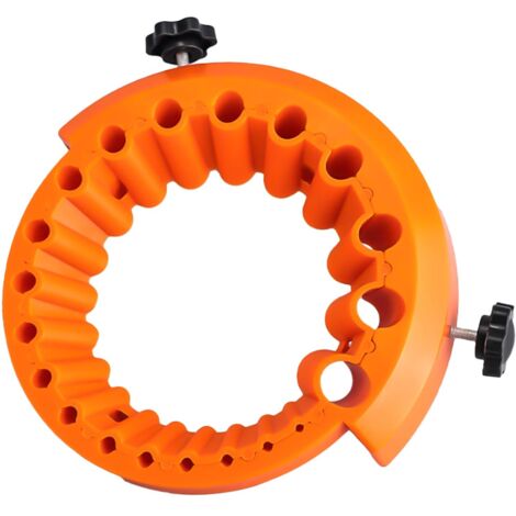 Affûteur Multifonction pour Mèches, 2 À 13 mm, Pour Meuleuse D'angle 125 mm, Accessoire De Meulage et Affûtage (Orange)