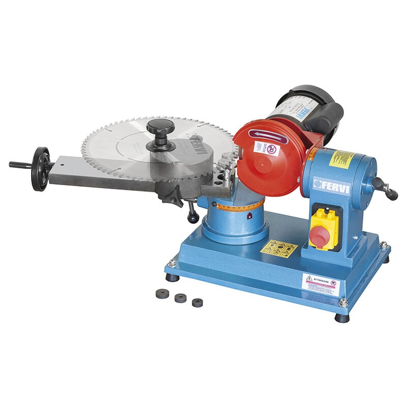 Affûteuse d'angle rotative de lames de scie circulaire Fervi 0408