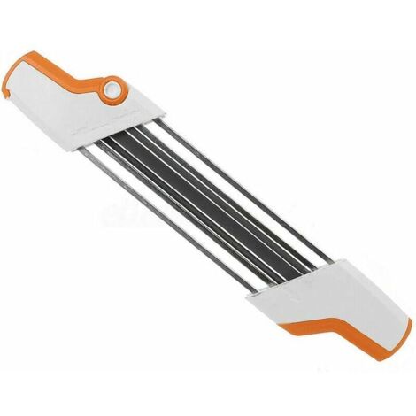 Affûteuse de chaîne de tronçonneuse 2 en 1 Easy File 3/8 "/ 4.0mm, ensemble d'affûtage de dents rapide de pas de scie à chaîne avec poignées, convient à toutes les marques Chiansaw 3/8" Pitch Chian