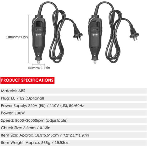 Affûteuse de chaîne portative, meuleuse de chaîne portable, kit d'outils d'affûtage électrique pour scie avec tête d'affûtage et rail d'angle.
