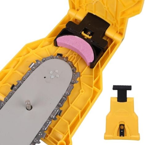 QIYAO Affuteuse de Chaine Tronconneuse, Universel Affuteur Chaine Tronçonneuse, Aiguiseur Chaine Tronconneuse avec à Aiguiser, Rapide Aiguiseur Chaîne Outil pour Bûcherons