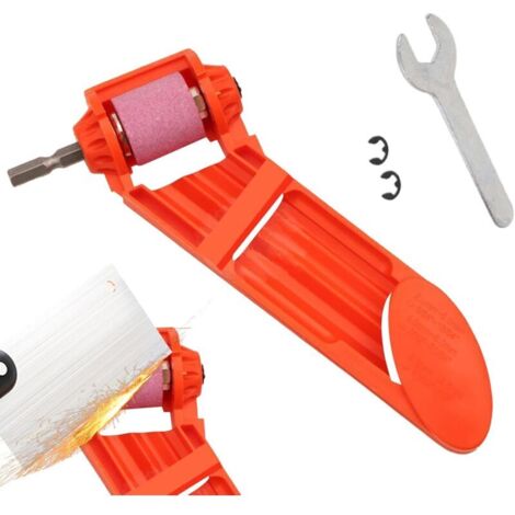 Affûteuse de forets, outil de polissage portable à tige hexagonale, ponceuse à tige droite polyvalente, conception robuste et efficace, compatible avec les forets de 2 à 12 mm, idéale pour l'atelier e