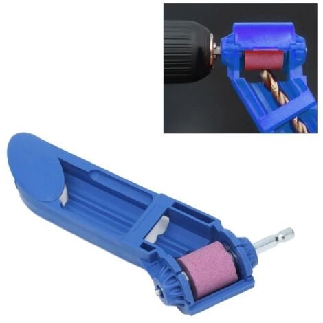 Affûteuse de forets portables, perceuses à main, outil d'affûtage de forets de meule 2.0-12.5mm (bleu)