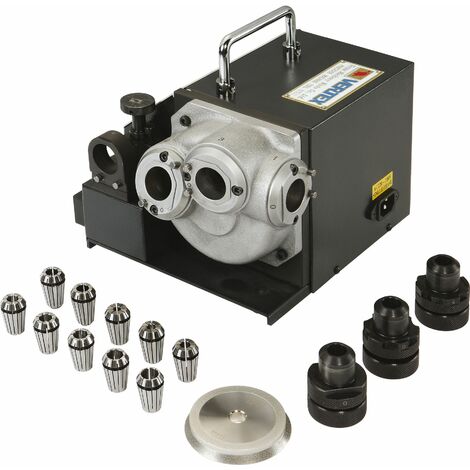 Affûteuse de fraises de ø 4 à 13 mm 4800 rpm 0,45 kW 230V y compris 10 pinces ER20 et meule diamantée Vertex VEG-13A