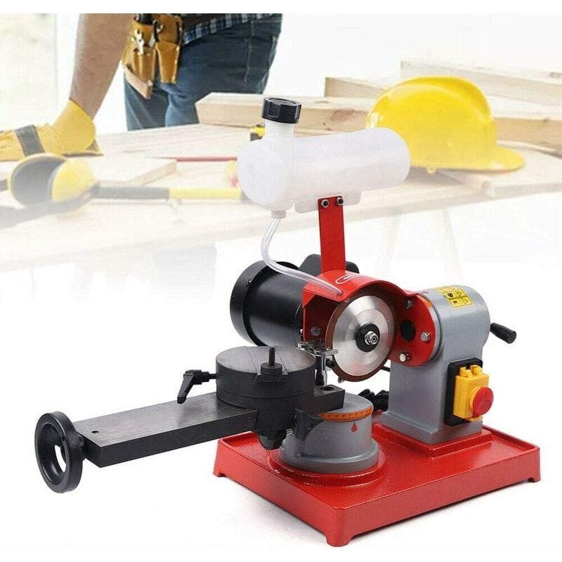 Affûteuse de lame de scie circulaire 370 W pour lames de scie 80-700 mm 2850 tr/min pour meuler le plastique, le bois, l'alliage d'aluminium