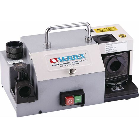 Affûteuse de mèches de qualité compacte de 2 à 13 mm 4500 rpm 230V y compris 11 pinces ER20 et meule CBN Vertex VDG-13A