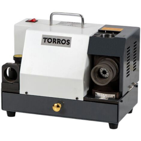 Affûteuse de mèches pratique de 13 à 30 mm 5500 rpm 0,3 kW 230V y compris 16 pinces ER40 et meule CBN Torros AM30E