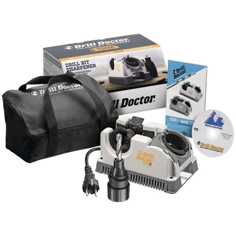 Drilldoctor - Affûteuse à forets DD-750X (pochette) zone abrasive 2,5-19,0 mm