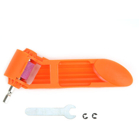 Affûteuse électrique portable pour mèches droites - Machine à affûter les forets - Outil de précision orange