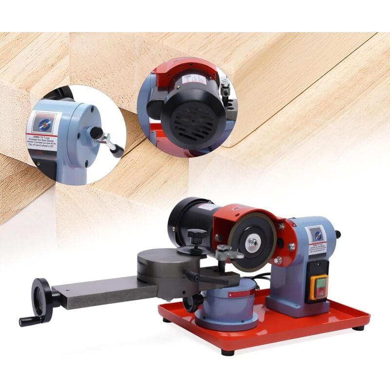 Affûteuse électrique pour lame de scie circulaire pour métal dur, hss, plastique et établis de bois 250 w