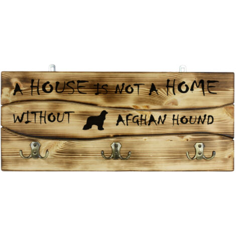 Afghanischer Windhund - Kleiderbügel mit Hund, Medaillendisplay, Wohndekoration von Art-Dog