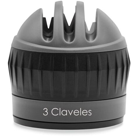 Afilador cuchillos 3 pasos ventosa 3 claveles