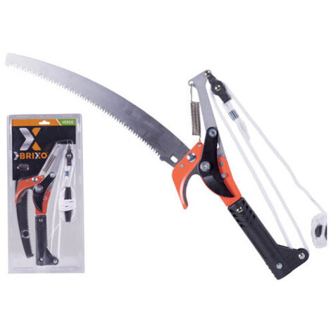 Afilador de 35 cm con serrucho – Brixo para poda en altura – hoja curva