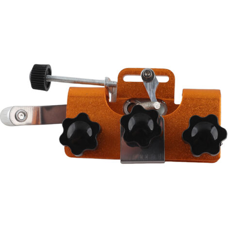 Afilador de cadena ligero y portátil con manivela para motosierras eléctricas, 87 mm, aleación de aluminio y acero de tungsteno [Afilador] + [Accesorios de bricolaje] + [87 mm] + [Portátil, ligero]