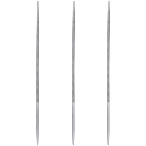 Afilador de cadena redondo de acero de 4 mm con rodamientos de bolas – paquete de 3 unidades para desbrozadoras y motosierras