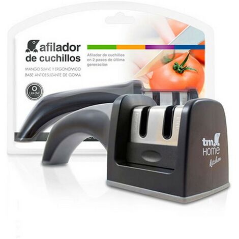 Afilador de Cuchillos TM Home Mango ergonómico Cerámica carburo