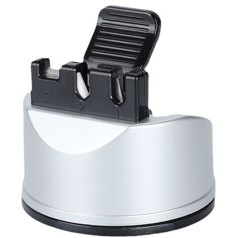 Afilador de cuchillos y tijeras de cocina 191H para cuchillos de hoja fija y dentada, herramienta de afilado de nivel 3 para reparar y restaurar hojas, afilador de cuchillos