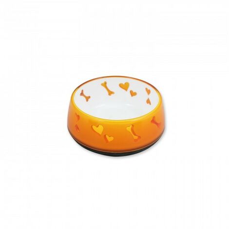 AFP Comederos Love Plastic -Naranja S -300ml