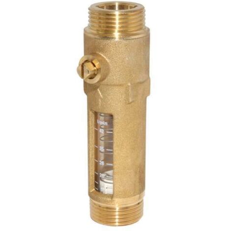 Afriso Durchflussmesser Flowmeter DFM 15-2M 2 bis 12 Liter AG3/4 x AG3/4 (Eurokonus) 80963