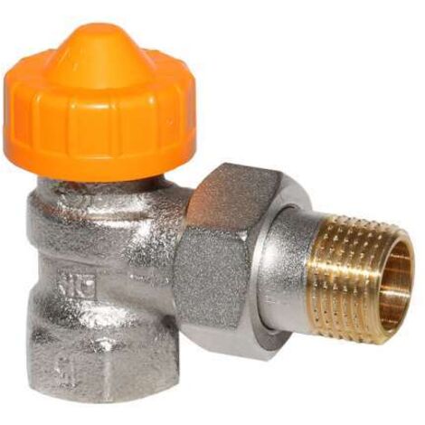 Afriso Dynamisches Thermostat-Ventil Vario-DP Eckform 1/2 für Thermostate 30x1,5 161020.100