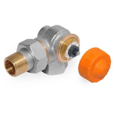 Afriso Dynamisches Thermostat-Ventil Vario-DP Winkel-Eck rechts 1/2 für Thermost. 30x1,5 165020.100