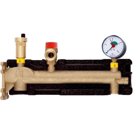 BANYO Afriso Gefäßanschlusskombination für Ausdehnungsgefäße bis 50 Ltr.3bar mit Isolierung 77932