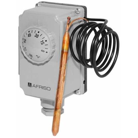 Afriso Gehäuse-Thermostat GTK/7RD mit 1m Kapillare 0-90°C 67421