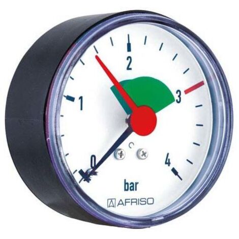 Afriso Manometer 1930 bar de, horizontal 63915 logements diamètre de 63mm, 1/4 &quot