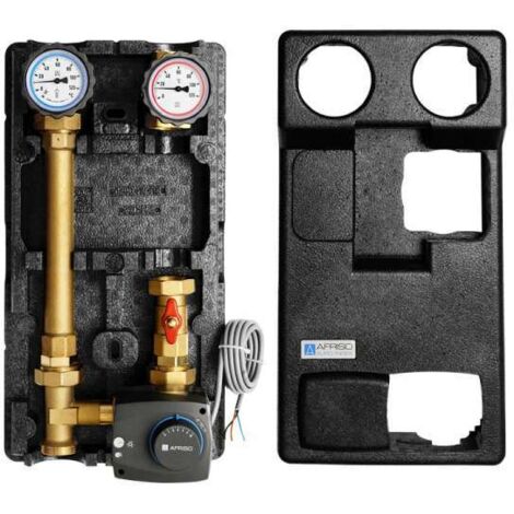 Afriso Mischerkreisgruppe PrimoTherm 180-2 DN25 KVS vario ohne Pumpe für einen gemischten Heizkreis