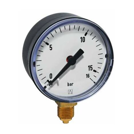Niedrige Manometer Luft Öl oder Wasser 50mm 0/30 PSI/0/2 Bar 1/8" BSPT Hinten Hinten 