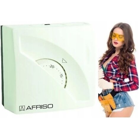 Afriso  Thermostat d'ambiance TA3 - 10–30°C - Mécanique - Précision et simplicité d'utilisation