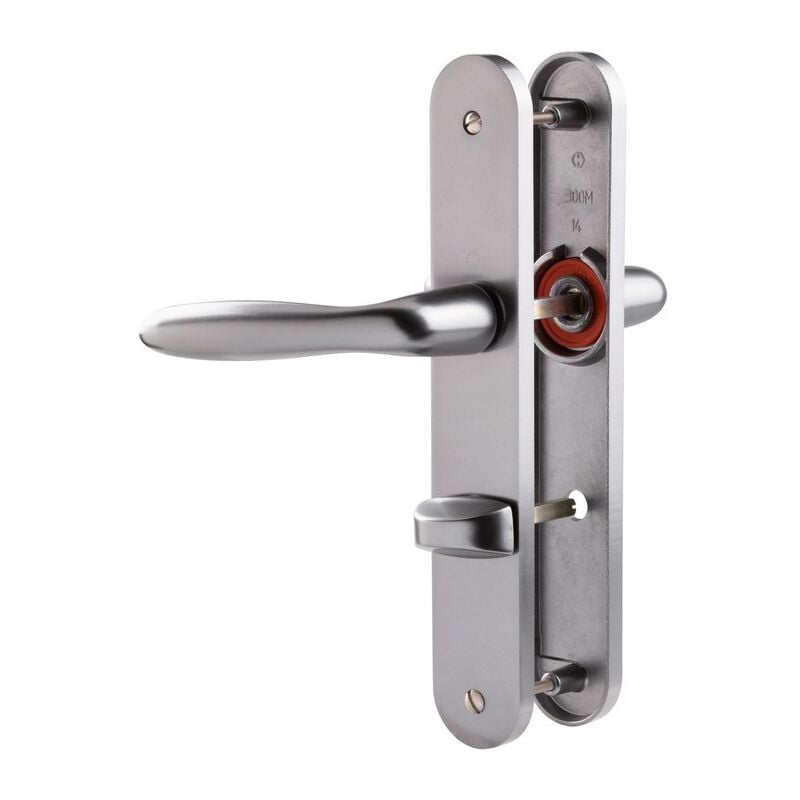 Poignée de porte intérieure - Verona Hoppe Et Cie - Gris - Condamnation - 195 mm