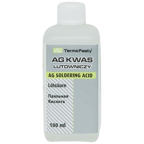 AG TermoPasty Kwas lutowniczy liquide brun-vert 100 ml